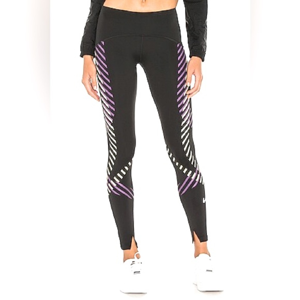 Nike Speed Women's Mid-Rise 7/8 Graphic Running Leggings